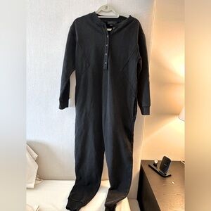 HATCH maternity black long sleeve jumpsuit. With pockets!